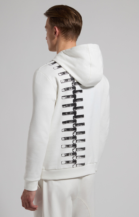 Men’s sweatshirt with dark print, CHAK, hi-res-1