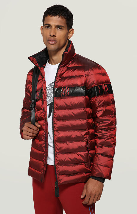 tank Overredend Kreet Men's puffer jacket quilted with logo | RED | Bikkembergs