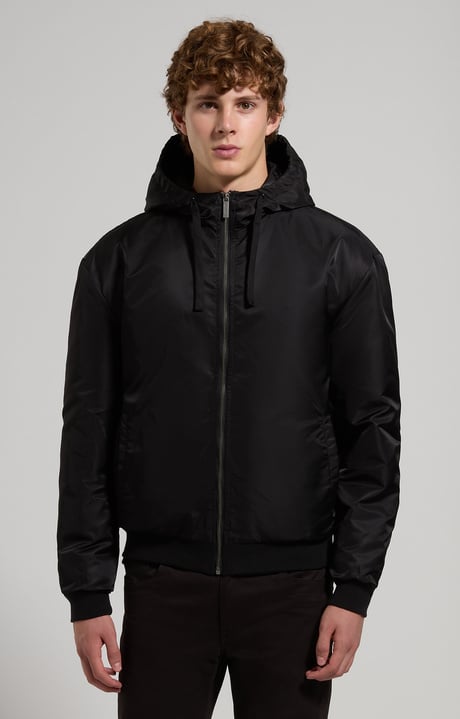 Embroidered men’s jacket, BLACK Embroidered men’s jacket, BLACK, hi-res-1