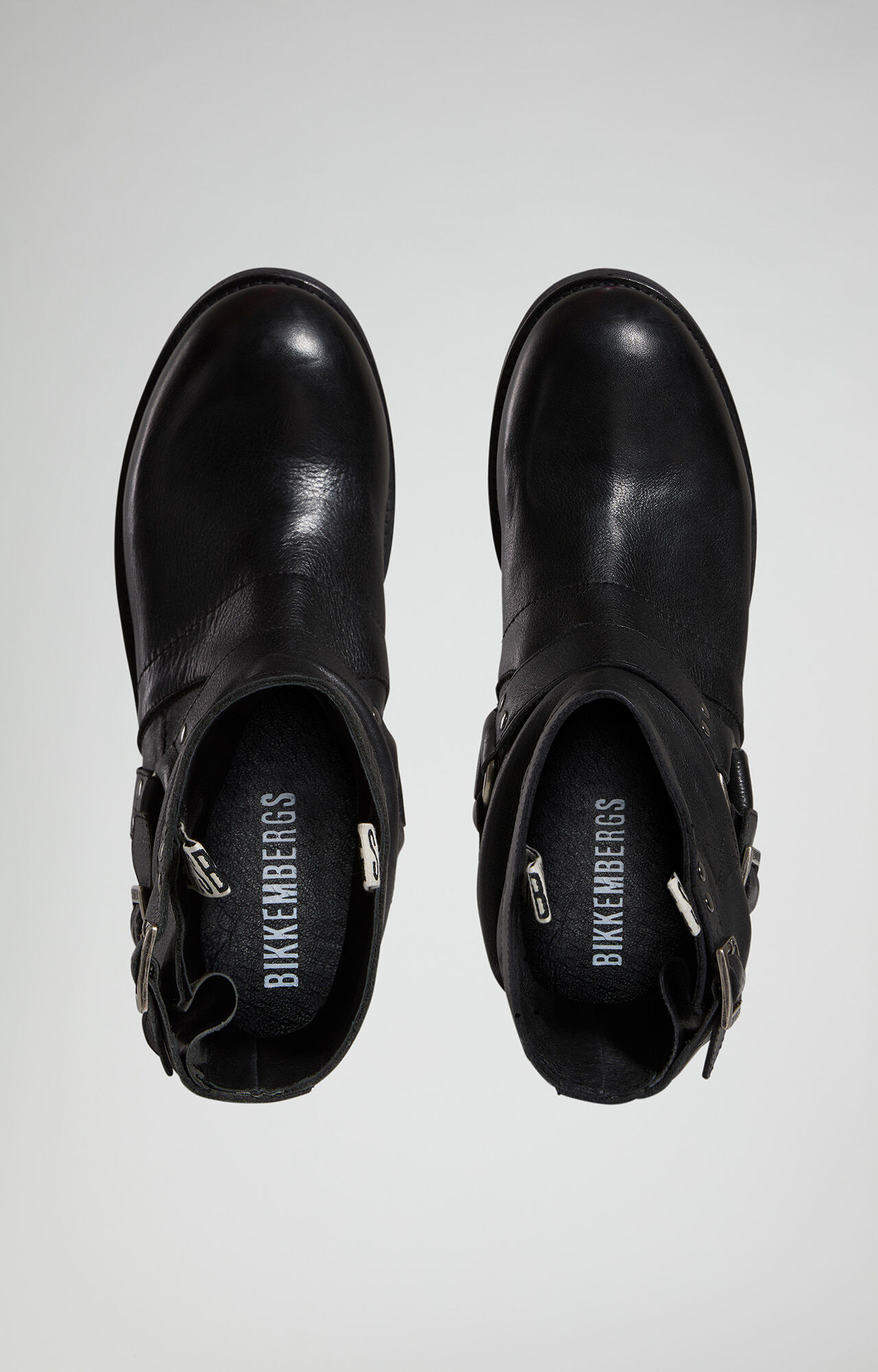 Men's Slouchy Leather Biker Ankle Boots | Bikkembergs