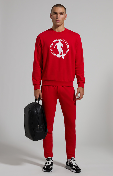 Men's round neck soccer sweatshirt, GOJI BERRY, hi-res-1