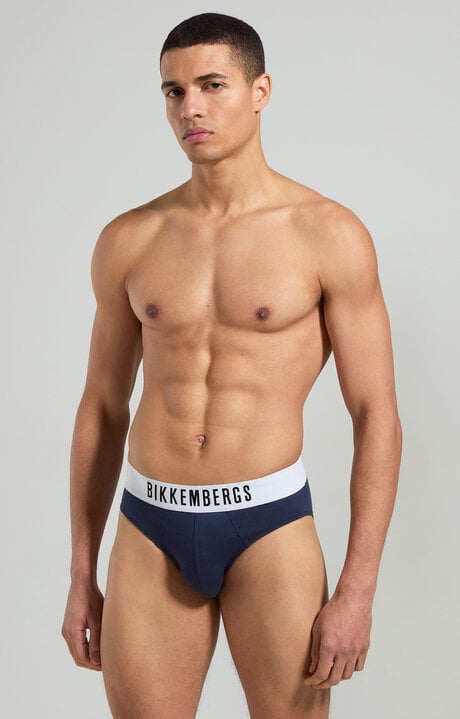 bikkembergs 2-pack men's high-waisted men's briefs