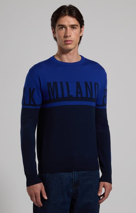 Olympics edition men’s sweater, BLACK IRIS (BLUE NAVY)/SURF THE WEB Olympics edition men’s sweater, BLACK IRIS (BLUE NAVY)/SURF THE WEB, hi-res-1