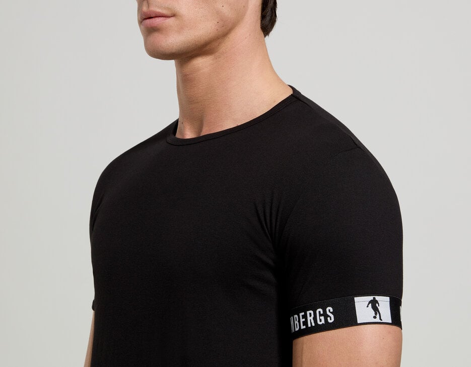 Men's undershirt, BLACK Men's undershirt, BLACK, hi-res-1