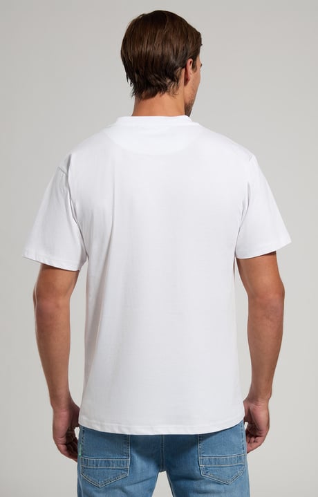 Men's print jersey T-shirt, WHITE Men's print jersey T-shirt, WHITE, hi-res-1