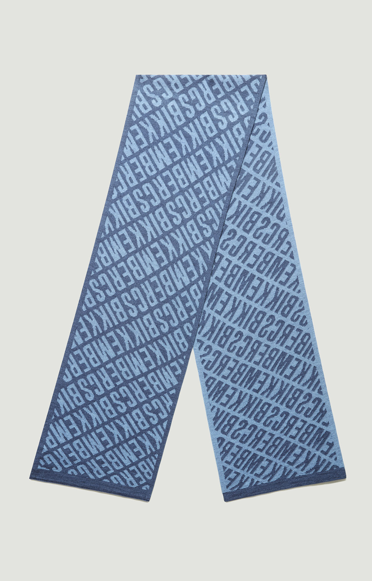 dirk bikkembergs Scarf with all-over logo 25x182 cm