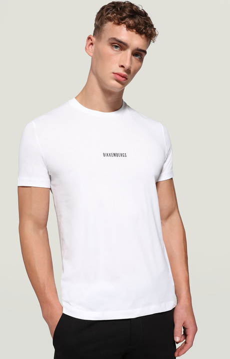 Men's T-shirt front/back print, OPTICAL WHITE, hi-res-1
