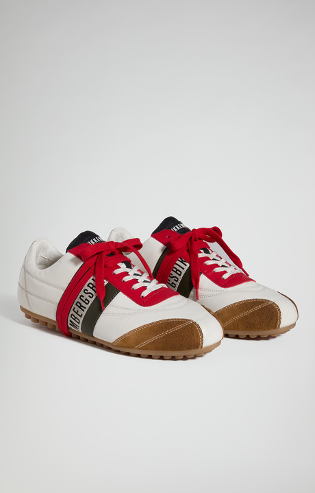 Men's Soccer M sneakers with double laces, PALUDE / OFF WHITE, hi-res-1