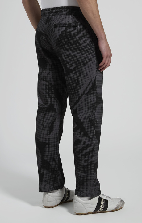 Men's camo-effect joggers, BLACK, hi-res-1