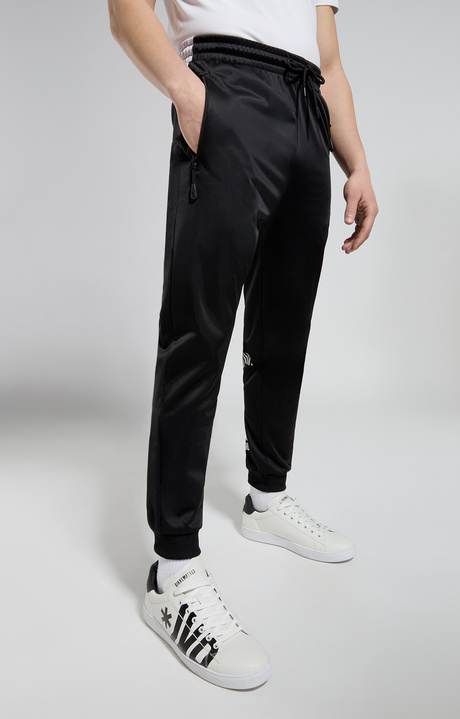 Men's triacetate joggers, METEORITE BLACK, hi-res-1