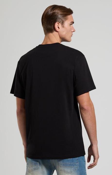 Men's T-shirt with back print, PIRATE BLACK Men's T-shirt with back print, PIRATE BLACK, hi-res-1