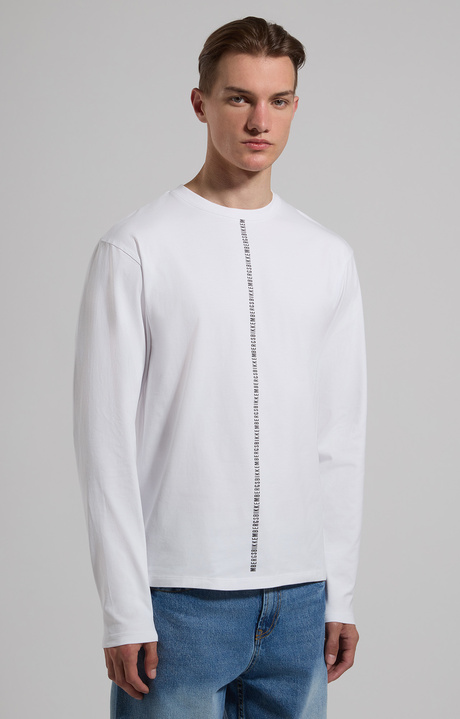 Long-sleeve men’s T-shirt, WHITE, hi-res-1
