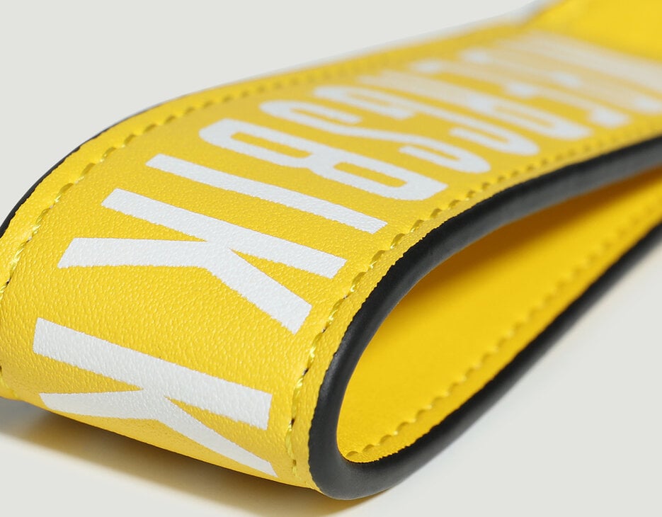 Men's eco leather keyholder, YELLOW Men's eco leather keyholder, YELLOW, hi-res-1