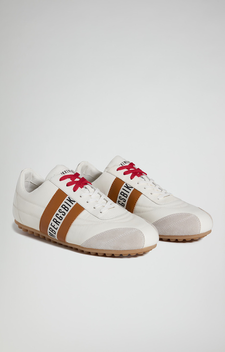Men's Soccer M sneakers with double laces, OFF WHITE, hi-res-1