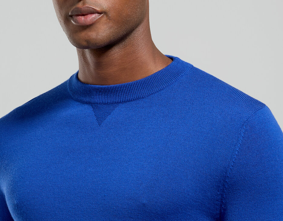 Men’s sweater with tonal logo, SURF THE WEB, hi-res-1