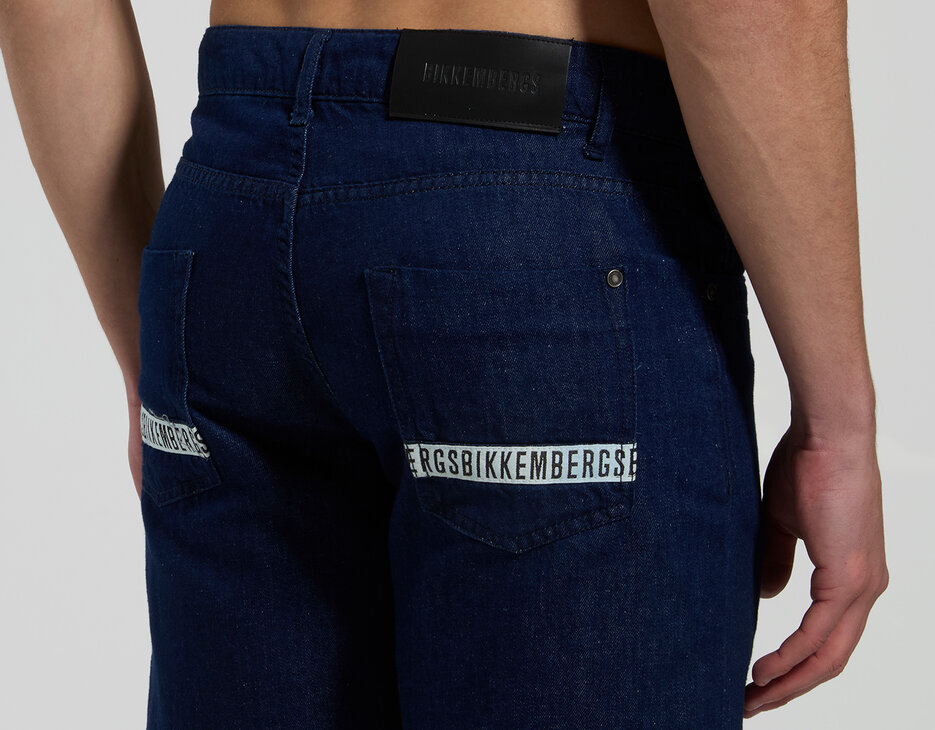 Men&rsquo;s denim shorts, L6 BLUE DENIM, hi-res-1