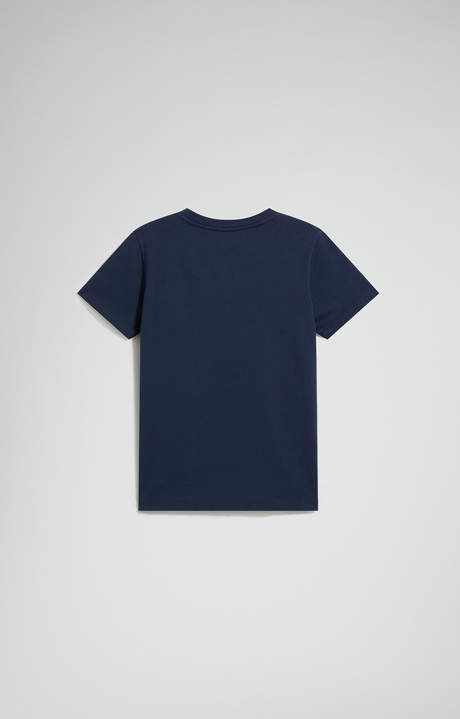 Boys' Slim-Fit Soccer Print T-Shirt, BLACK IRIS, hi-res-1