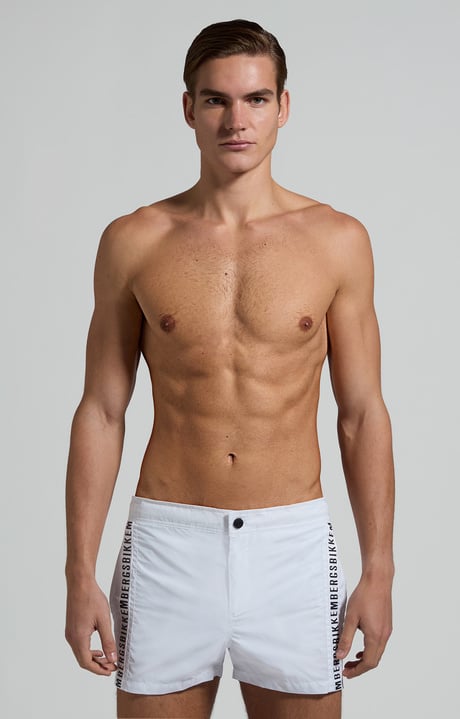 Men's boardshorts - tape insert, WHITE Men's boardshorts - tape insert, WHITE, hi-res-1