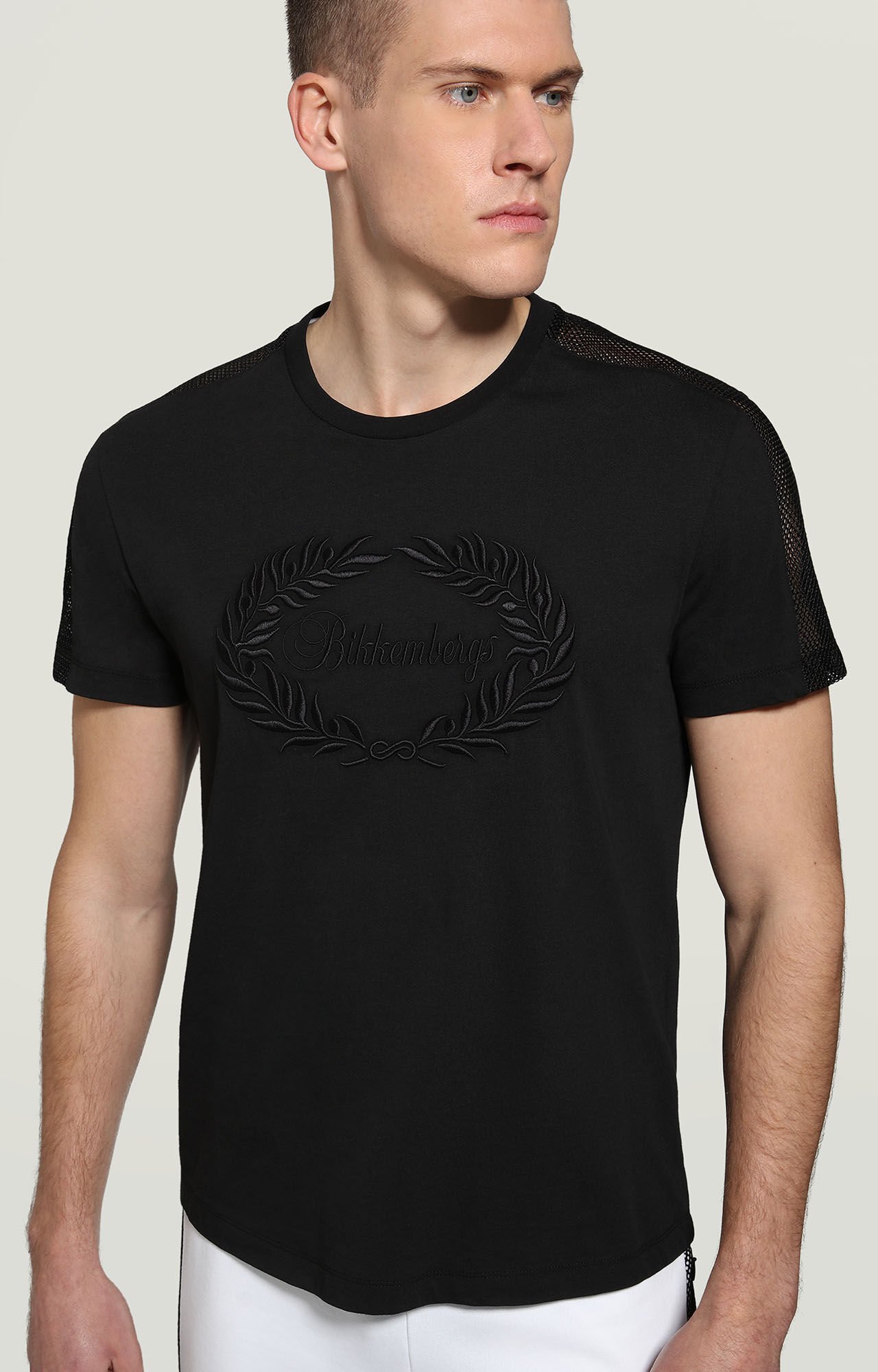 dirk bikkembergs Men's T-Shirt cursive logo