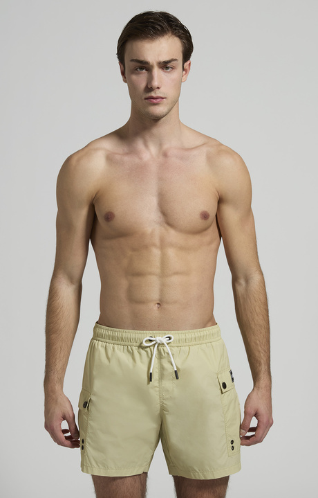 Men&rsquo;s swim shorts with pockets, BEIGE, hi-res-1