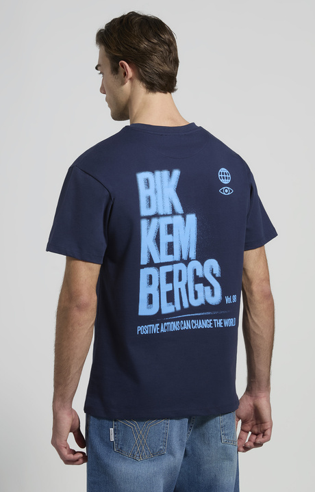 Men's back-print T-shirt, BLACK IRIS, hi-res-1