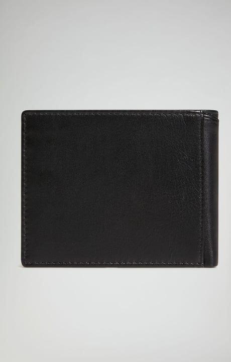 Men's wallet with embossed logo, BLACK Men's wallet with embossed logo, BLACK, hi-res-1