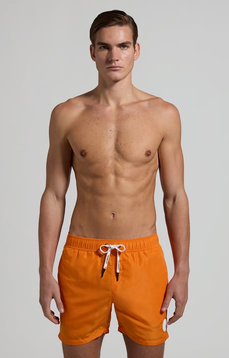 Men's swim shorts, ORANGE Men's swim shorts, ORANGE, hi-res-1