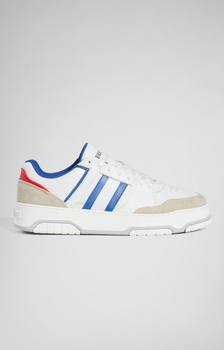 Men&rsquo;s B4SK3T sneakers, IVORY/BLUE, hi-res-1