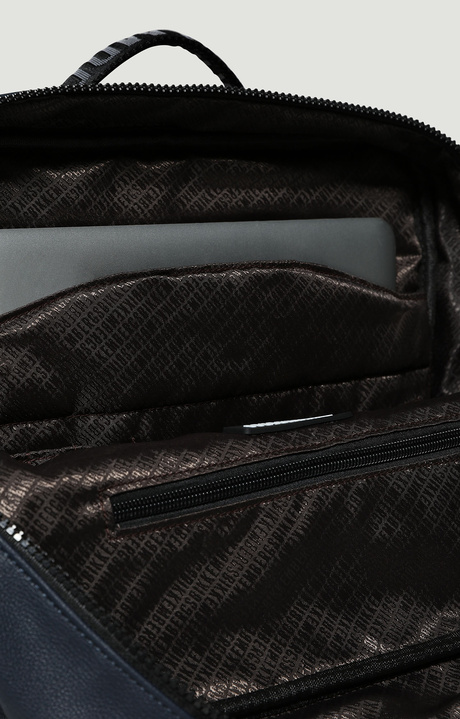 Men's squared backpack - Eithan, BLUE, hi-res-1