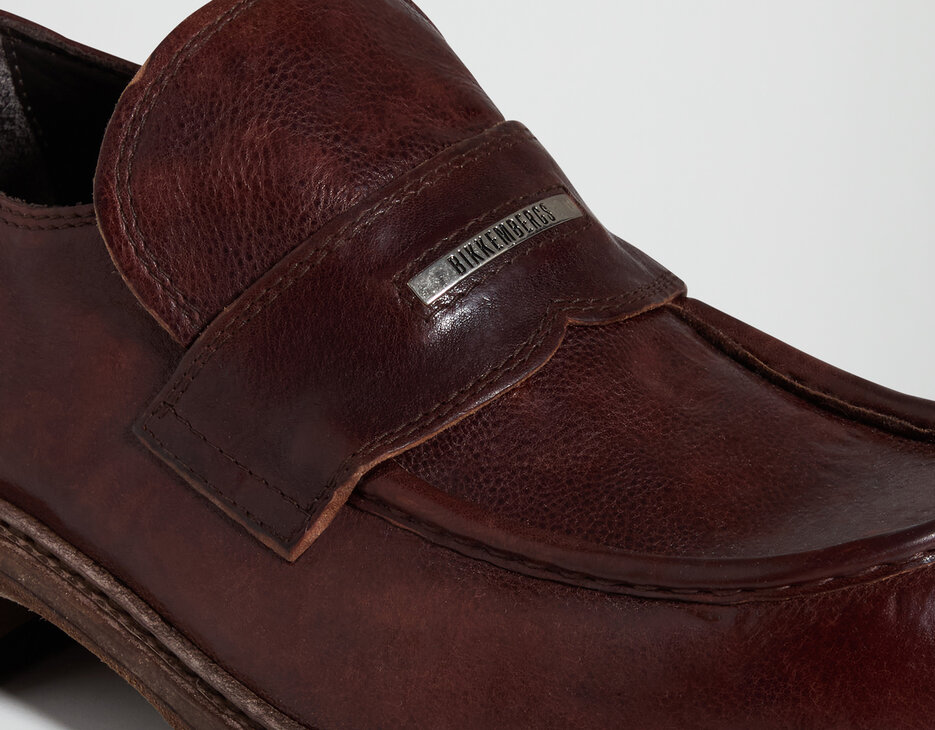 Men's Dirk leather loafers with metal detail, TESTA DI MORO, hi-res-1