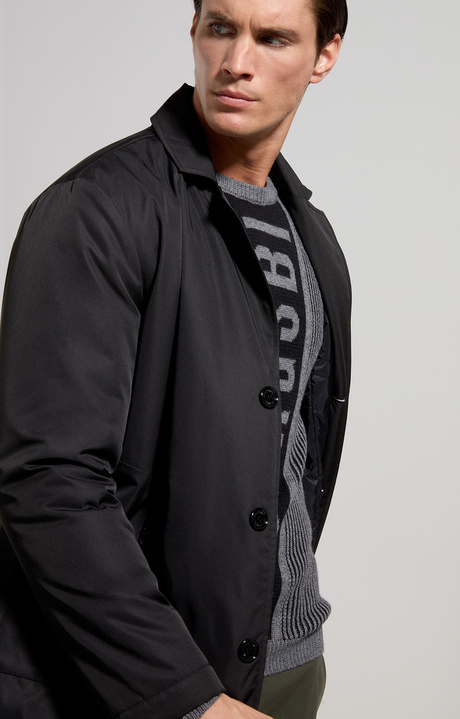 Men's coat, METEORITE BLACK, hi-res-1