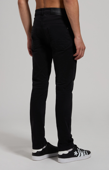 Pantaloni 5 tasche slim uomo, CAVIAR, hi-res-1