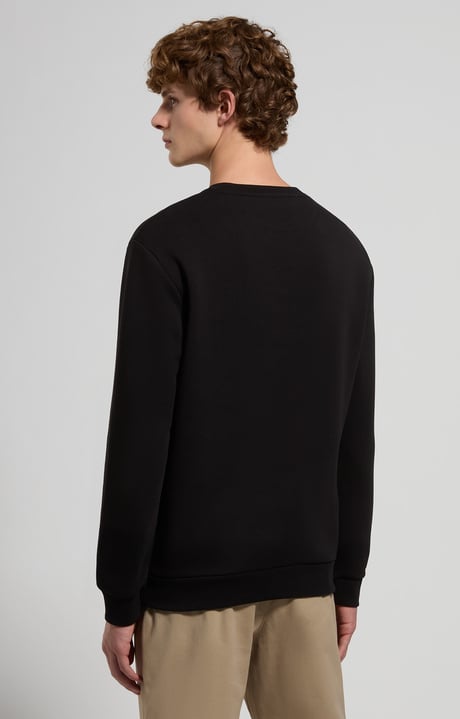 Heavyweight men's sweatshirt, BLACK, hi-res-1