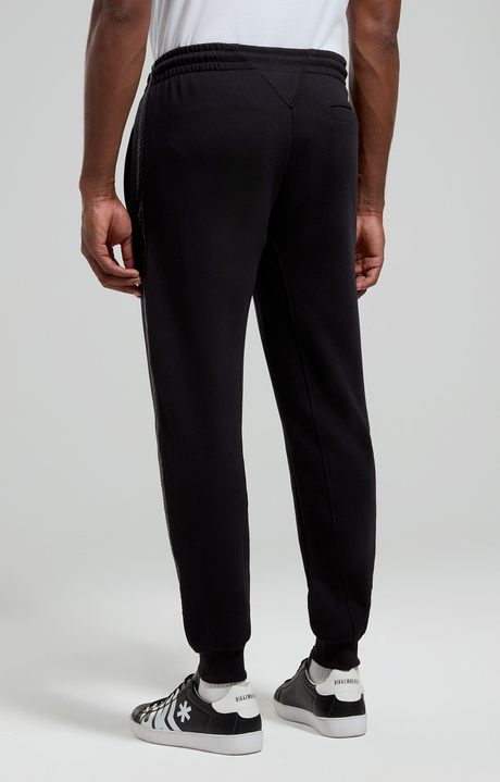 Men's drop-crotch sweatpants, BLACK, hi-res-1