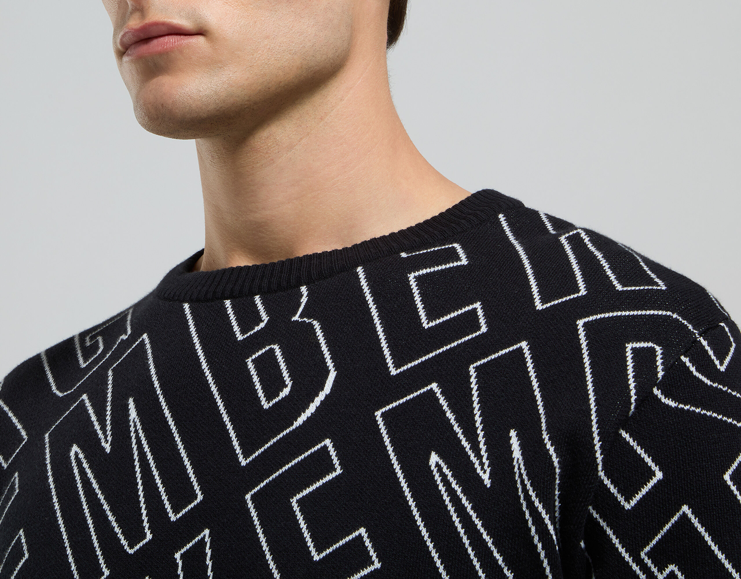 Men's knitwear: pullover, knit vest, polo shirt | Bikkembergs