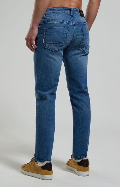 Slim fit men's jeans, BLUE DENIM, hi-res-1