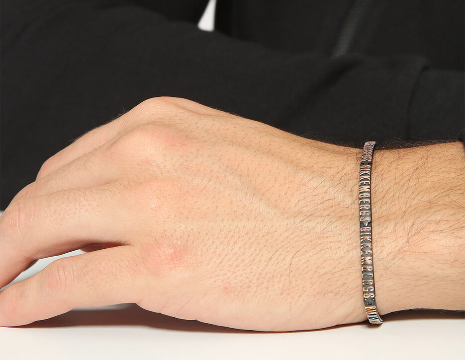 Bikkembergs men's bracelet with embossed lettering, 280 Bikkembergs men's bracelet with embossed lettering, 280, hi-res-1