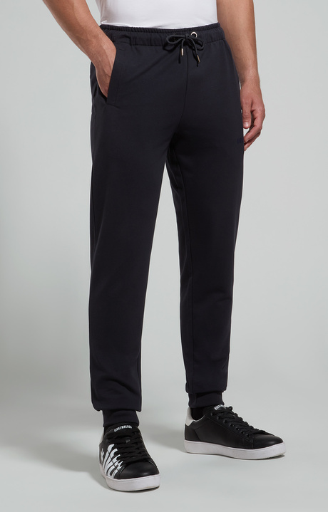 Men's joggers in punto Milano, BLUE GRAPHITE Men's joggers in punto Milano, BLUE GRAPHITE, hi-res-1