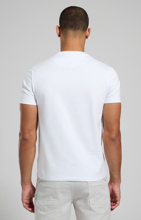 Slim fit men's shirt, WHITE, hi-res-1