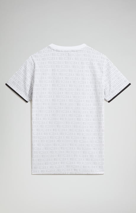 Junior's T-shirt with print and logo, WHITE Junior's T-shirt with print and logo, WHITE, hi-res-1