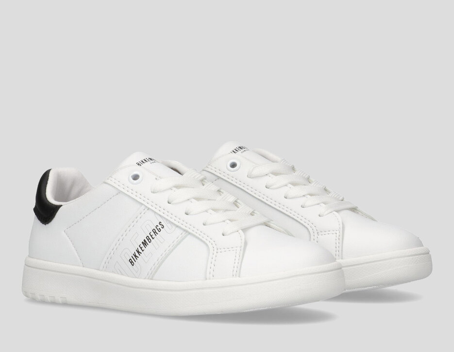 Peter juniors' sneakers, WHITE/BLACK, hi-res-1