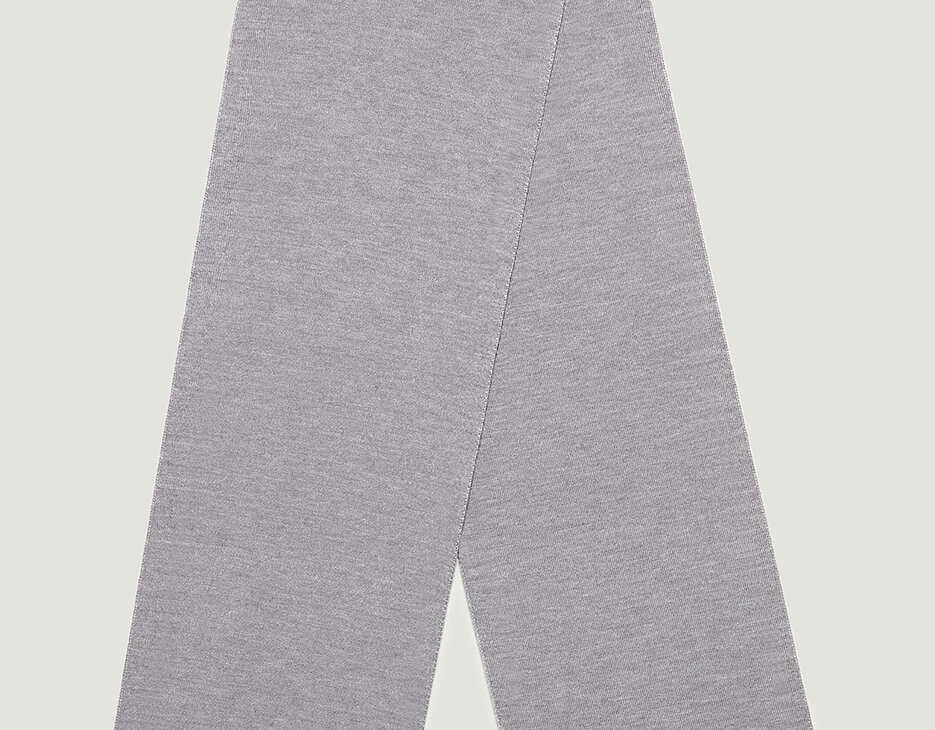 Men's scarf – Sport 25x180 cm, GREY LOGO BLACK Men's scarf – Sport 25x180 cm, GREY LOGO BLACK, hi-res-1