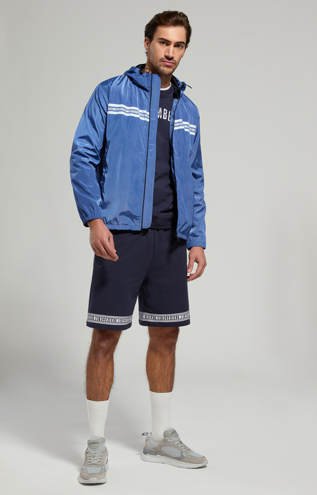 Waterproof men's jacket, DARK BLUE, hi-res-1
