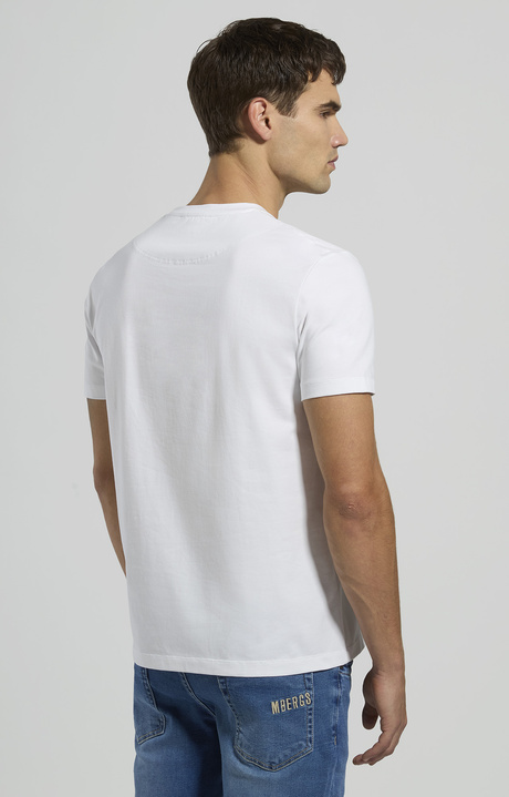 Men's printed T-shirt, WHITE, hi-res-1