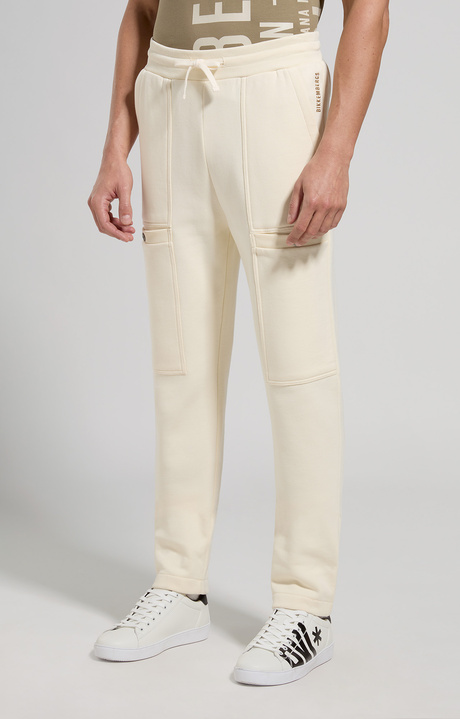 Men's cargo sweatpants, TURTLEDOVE, hi-res-1