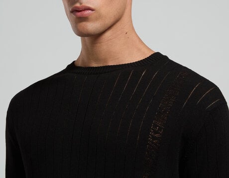 BLUSA MAGLIA MC, BLACK, hi-res-1