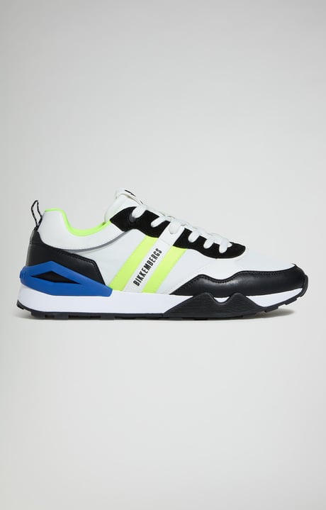 Men's sneakers - Retrò M, BLACK/WHITE/FLUO YELLOW Men's sneakers - Retrò M, BLACK/WHITE/FLUO YELLOW, hi-res-1