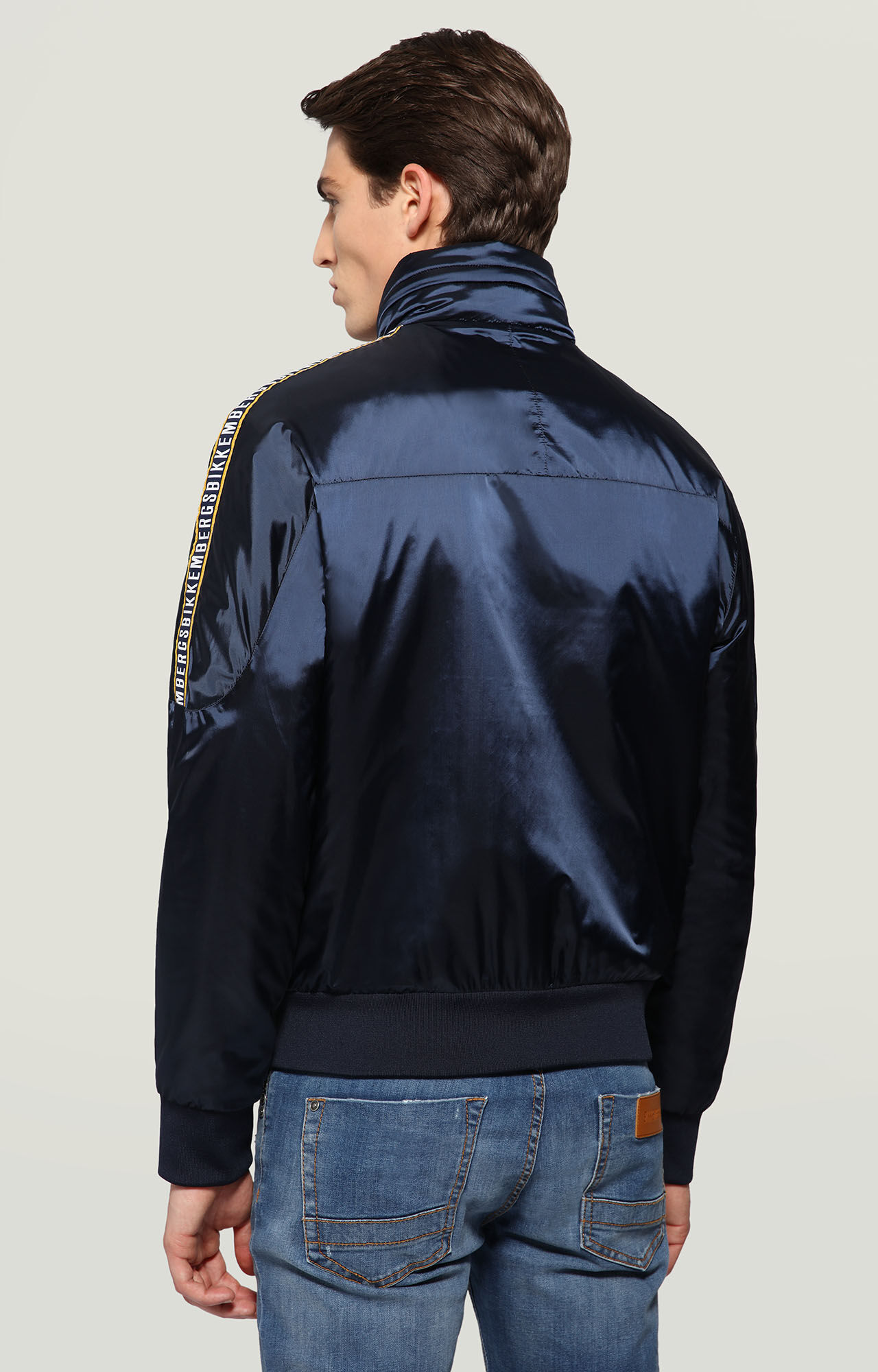 bikkembergs leather jacket