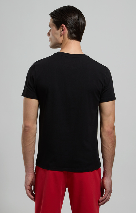 Men's slim fit T-shirt, BLACK Men's slim fit T-shirt, BLACK, hi-res-1