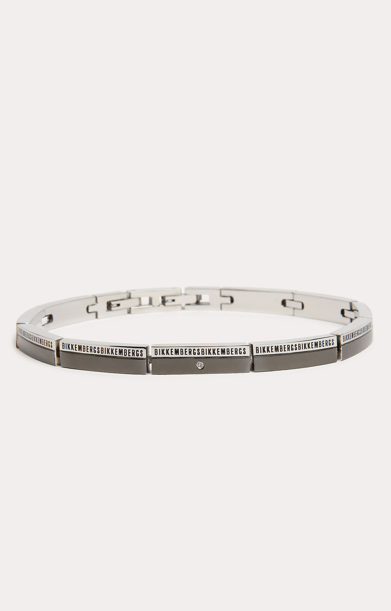 dirk bikkembergs Bikkembergs slender men's bracelet with diamond